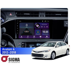 Штатная магнитола Sigma E9232 2+32 Gb Toyota Avalon 4 XX40 2012-2018 9"