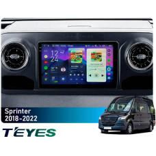 Штатная магнитола Teyes CC4 Pro 2k 8+128 Gb Mercedes-Benz Sprinter 2018-2022 (F1) 10"