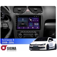 Штатная магнитола Sigma E9232 2+32 Gb Volkswagen Scirocco 3 Mk3 2008-2014 (F1) 9"