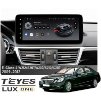 Штатная магнитола Teyes LUX ONE 6+128 Gb Mercedes-Benz E-Class 4 W212 S207 A207 S212 C207 NTG 4.0 2009-2012 (F1) 12.3"