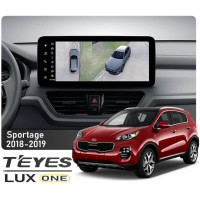 Штатная магнитола Teyes LUX ONE 6+128 Gb 360° Kia Sportage 2018-2019 (B) 12.3"