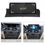 Штатная магнитола AMS BMW X3 F25/X4 F26 2014-2016 Original NBT System 4+64Gb 10.25