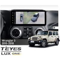 Штатная магнитола Teyes LUX ONE 6+128 Gb 360° Jeep Wrangler 3 JK (YJ) 2010-2018 12.3"