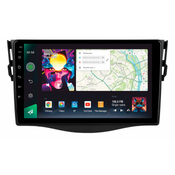 Штатна магнітола Sigma Pro 9464 4+64 Gb Toyota RAV4 3 XA30 2005-2016 (F1) 9"