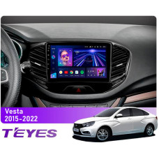 Штатная магнитола Teyes CC3 6+128 Gb 360° LADA Vesta Cross Sport 2015-2022 (F1) 9"