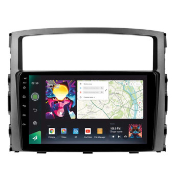 Штатна магнітола Sigma Pro 9464 4+64 Gb Mitsubishi Pajero 4 V80 V90 2006-2024 9"