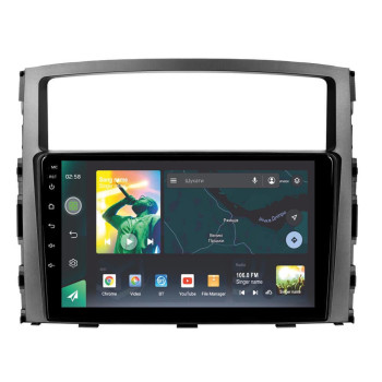 Штатна магнітола Sigma X9464 4+64 Gb Mitsubishi Pajero 4 V80 V90 2006-2024 9"