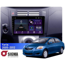 Штатная магнитола Sigma E9232 2+32 Gb Toyota Yaris XP90 2005-2012 (F1) 9"