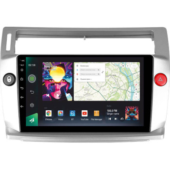 Штатна магнітола Sigma Pro 9464 4+64 Gb Citroen C4 LA LC C-Triomphe C-Quatre 2004-2014 9"