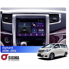 Штатная магнитола Sigma E9232 2+32 Gb Toyota Alphard H20 2008-2014 9"