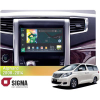 Штатная магнитола Sigma X9232 2+32 Gb Toyota Alphard H20 2008-2014 9"