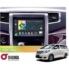 Штатная магнитола Sigma X9232 2+32 Gb Toyota Alphard H20 2008-2014 9"