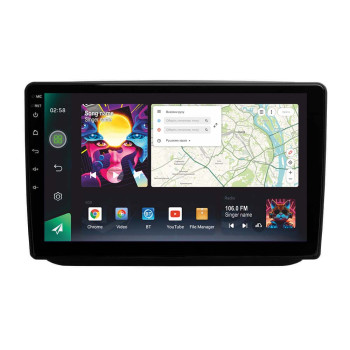 Штатна магнітола Sigma Pro 10464 4+64 Gb Skoda Fabia 2 2007-2014 10"