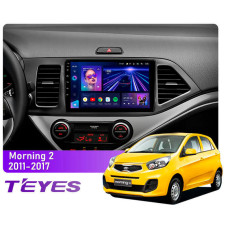 Штатная магнитола Teyes CC3 4+64 Gb Kia Morning 2011-2017 9"