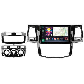 Штатна магнітола Sigma Pro 9464 4+64 Gb Toyota Fortuner 1 AN50 AN60, Hilux Revo/Vigo 2005-2007 (F2) 9"