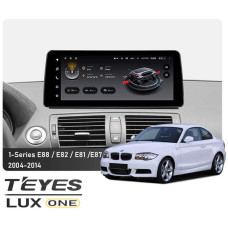 Штатна магнітола Teyes LUX ONE 6+128 Gb BMW 1-Series E88 E82 E81 E87 CIC 2004-2014 12.3"