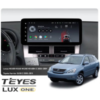 Штатная магнитола Teyes LUX ONE 6+128 Gb Lexus RX300 RX330 RX350 RX400H 2 2003-2009 / Toyota Harrier XU30 2 2003-2013 (А) 12.3"