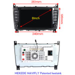 Штатная магнитола AMS Mercedes-Benz C-Class w203 M200S 2+32Gb 8