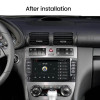 Штатная магнитола AMS Mercedes-Benz C-Class w203 M200S 2+32Gb 8
