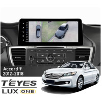 Штатная магнитола Teyes LUX ONE 6+128 Gb 360° Honda Accord 9 CR 2012-2018 12.3"
