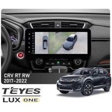 Штатная магнитола Teyes LUX ONE 6+128 Gb 360° Honda CR-V 5 RT RW 2017-2022 12.3"