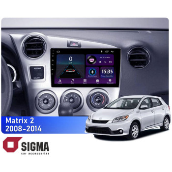 Штатная магнитола Sigma E9232 2+32 Gb Toyota Matrix 2 E140 2008-2014 9"