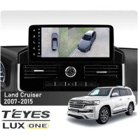 Штатная магнитола Teyes LUX ONE 6+128 Gb 360° Toyota Land Cruiser 11 200 2007-2015 (D) 12.3"