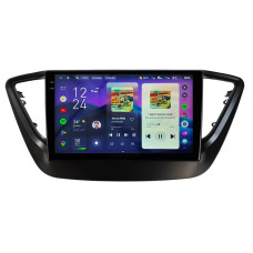 Штатная магнитола Teyes CC4 Pro 2k 12+256 Gb Hyundai Solaris 2/Verna/Accent 2016-2018 Black 9"