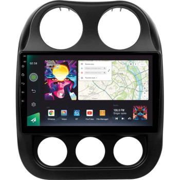 Штатна магнітола Sigma Pro 10464 4+64 Gb Jeep Compass 1 MK 2009-2015 10"