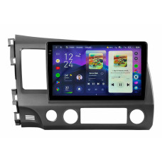 Штатная магнитола Teyes CC4 2k 8+128 Gb Honda Civic 8 FK FN FD 2005-2012 10"
