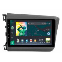 Штатна магнітола Sigma X9464 4+64 Gb Honda Civic 9 FB FK FD 2011-2015 9"