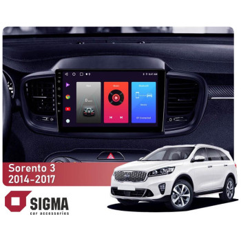 Штатная магнитола Sigma F10216 2+32 Gb Kia Sorento 3 2014-2017 (B) 10"