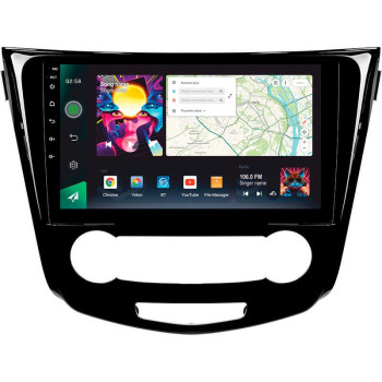 Штатна магнітола Sigma Pro 10464 4+64 Gb Nissan Qashqai, X-Trail 3 T32 2013-2022 Manual air conditioning (F1) (AB) 10"