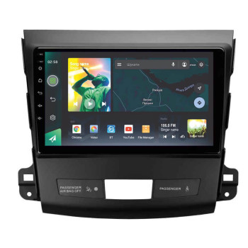 Штатна магнітола Sigma X9464 4+64 Gb Mitsubishi Outlander 2 CW0W 2005-2013 / Citroen C-Crosser 1 2007-2013 / Peugeot 4007 2007-2012 (A) 9"