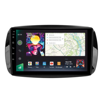 Штатна магнітола Sigma Pro 9464 4+64 Gb Mercedes-Benz Smart Fortwo 3 C453 A453 W453 2014-2020 9"