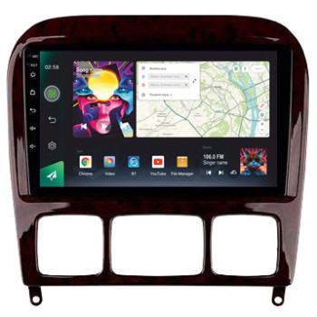 Штатна магнітола Sigma Pro 9464 4+64 Gb Mercedes-Benz S-Class W220 1998-2005 9"