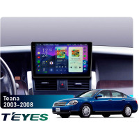 Штатная магнитола Teyes CC4 Pro 2k 8+128 Gb Nissan Teana J31 2003-2008 (F1) 9"