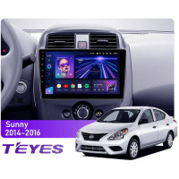 Штатная магнитола Teyes CC3 6+128 Gb 360° Nissan Sunny 2014-2016 10"