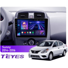 Штатная магнитола Teyes CC3 6+128 Gb 360° Nissan Sunny 2014-2016 10"