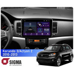 Штатная магнитола Sigma E9232 2+32 Gb SsangYong Korando 3 / Actyon 2 2010-2013 9