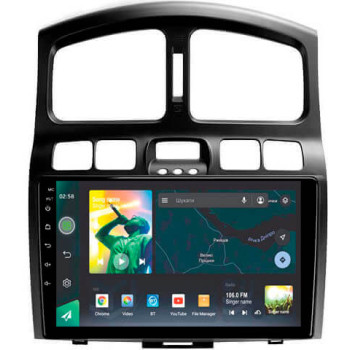 Штатна магнітола Sigma X9464 4+64 Gb Hyundai Santa Fe SM 2000-2012, JAC S1 (Rein) 1 2007-2013 9"