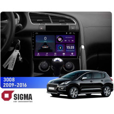 Штатная магнитола Sigma E9232 2+32 Gb Peugeot 3008 1 2009-2016 (F1) 9"