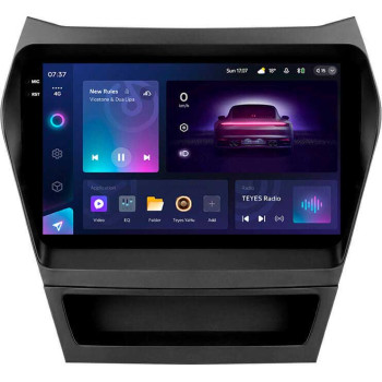 Штатная магнитола Teyes CC3 2k 4+32 Gb Hyundai Santa Fe 3 2013-2016 (C) 9"