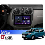 Штатная магнитола Sigma E9232 2+32 Gb Renault Dokker 2012-2020 9