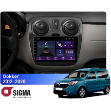 Штатная магнитола Sigma E9232 2+32 Gb Renault Dokker 2012-2020 9"