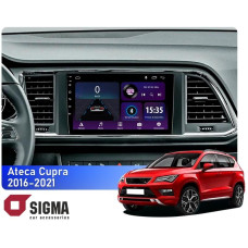 Штатная магнитола Sigma E9232 2+32 Gb Seat / Cupra Ateca 2016-2021 9"