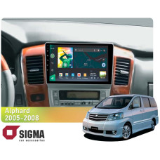 Штатная магнитола Sigma X9232 2+32 Gb Toyota Alphard 1 H10 2005-2008 (F2) 9"