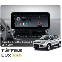 Штатная магнитола Teyes LUX ONE 6+128 Gb Ford Kuga 2 / C-MAX / Escape 3 2012-2019 12.3"