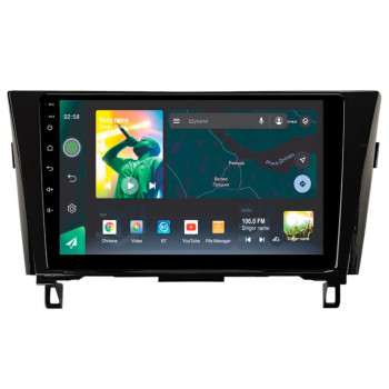 Штатна магнітола Sigma X10464 4+64 Gb Nissan X-Trail/Qashqai/Rogue 2014-2020 UV Black 10"