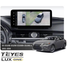 Штатная магнитола Teyes LUX ONE 6+128 Gb 360° Lexus ES ES200 ES250 ES300h ES350 XV60 6 2012-2018 (A) 12.3"